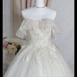 Wedding dress (New, Vintage style, fairy cottage core)